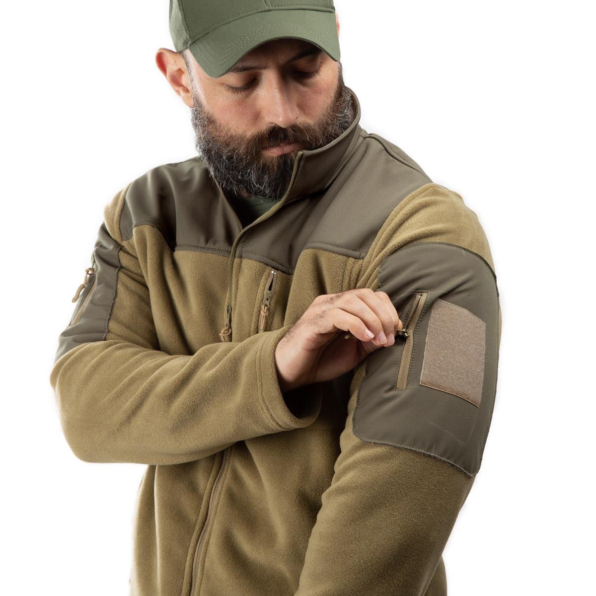 Hovergym Softshell Garnili Taktik Outdoor Polar-Çöl Rengi