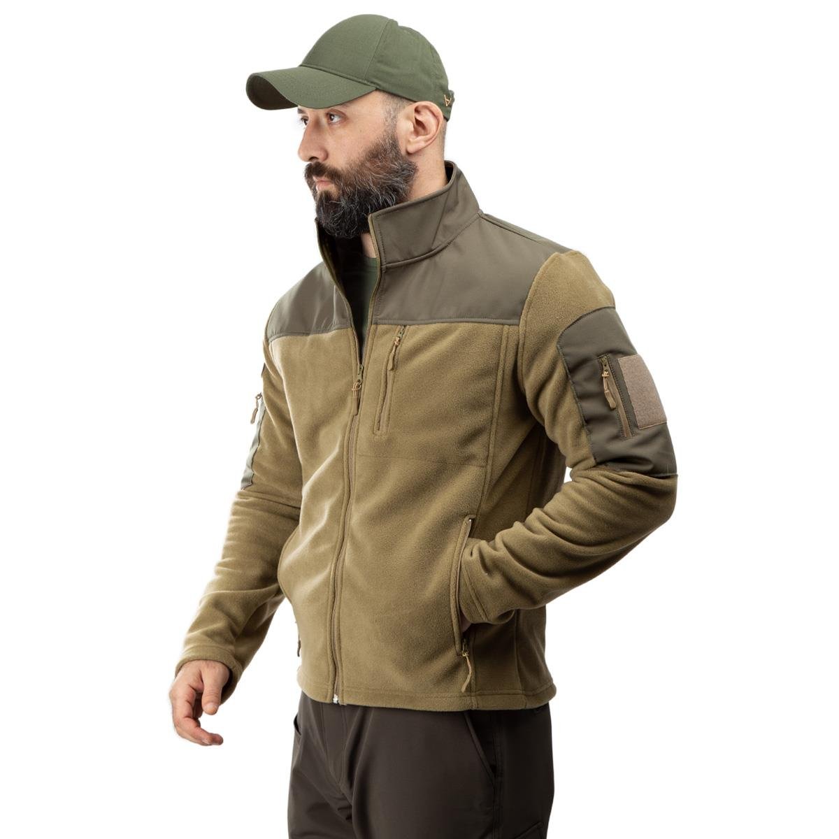 Hovergym Softshell Garnili Taktik Outdoor Polar-Çöl Rengi