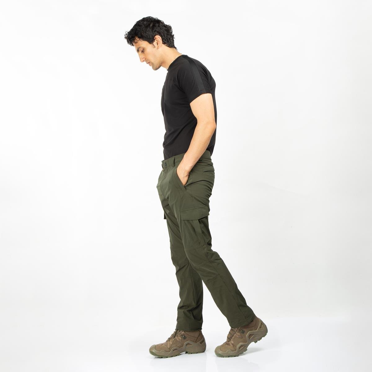 Hovergym Taktik Outdoor Hiking Yazlık Pantolon-Haki