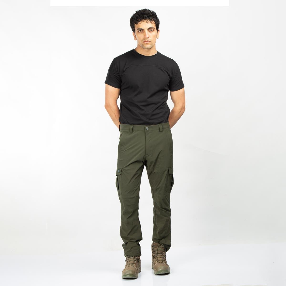 Hovergym Taktik Outdoor Hiking Yazlık Pantolon-Haki