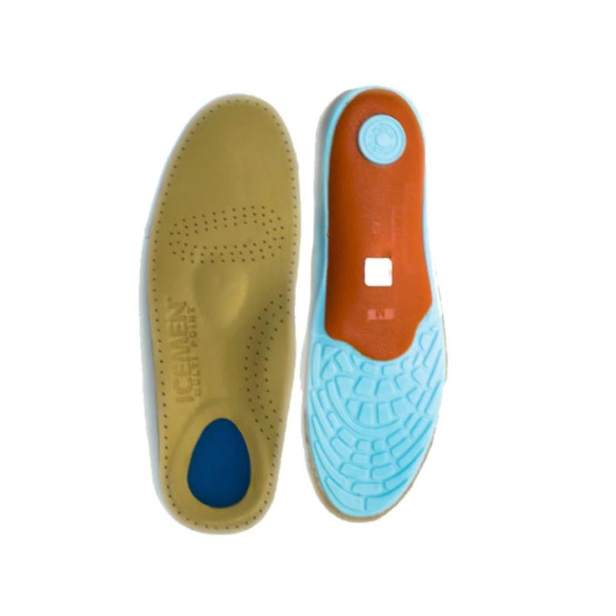 İcemen Ortopedik Ayakkabı Tabanlığı Jel Ultra Lüx Deri Kaplama KOD101 PLUS