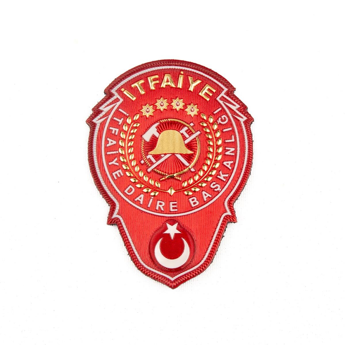 İtfaiye Göğüs Arması 3 Boyutlu