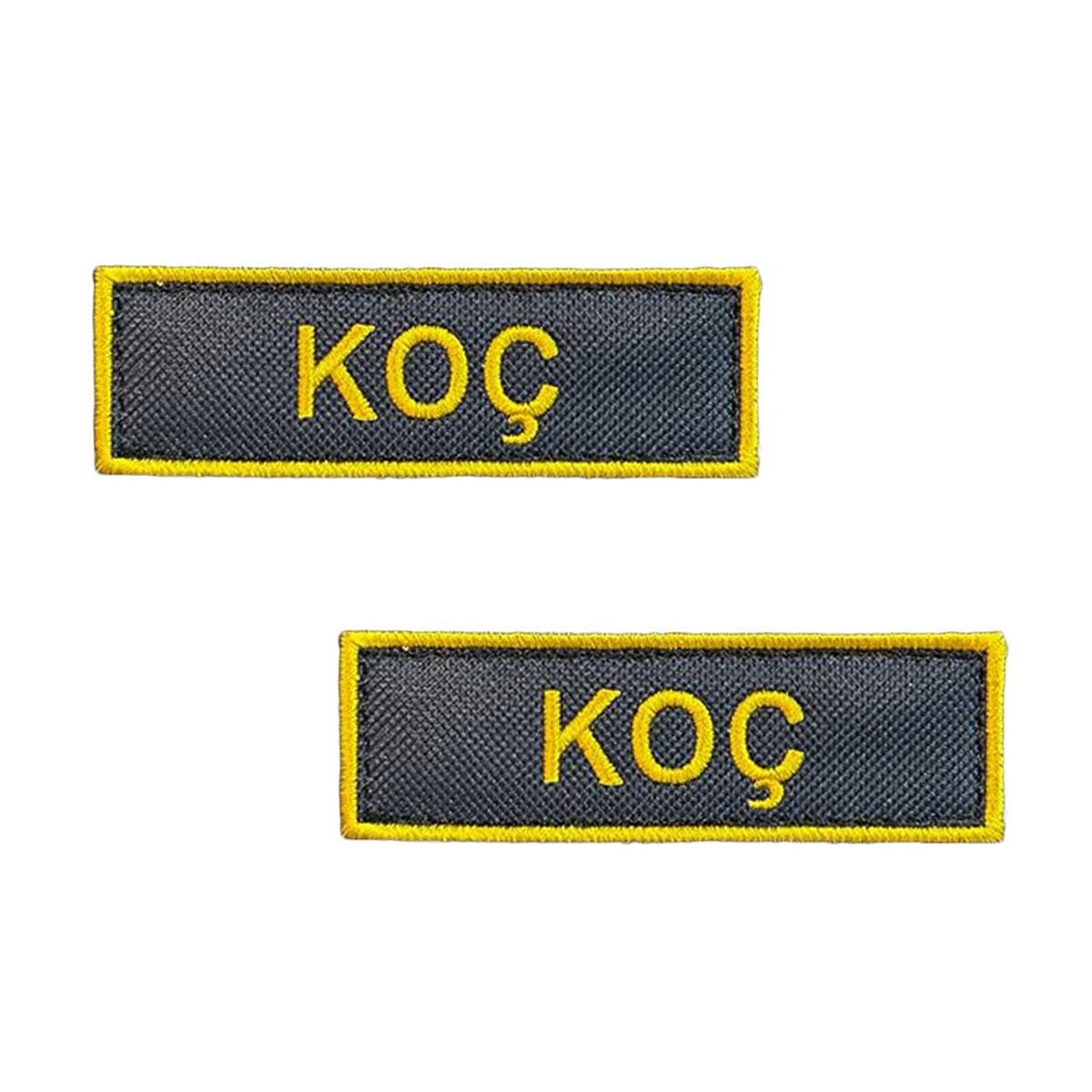 Jandarma Asayiş İsimlik Nakışlı 1 Çift