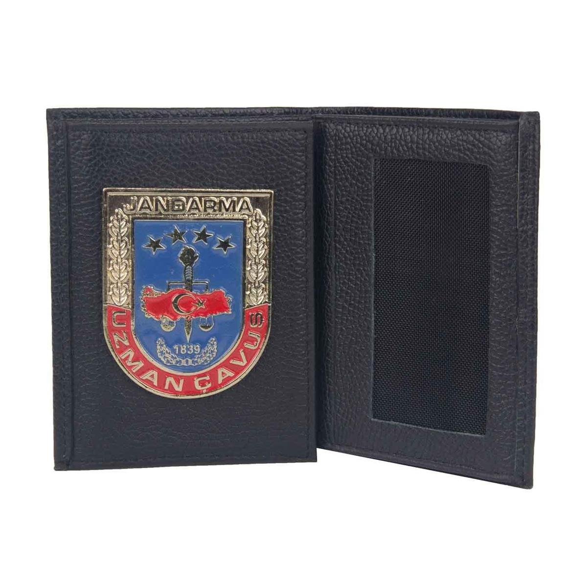 Jandarma Uzman Çavuş Rozetli Cüzdan