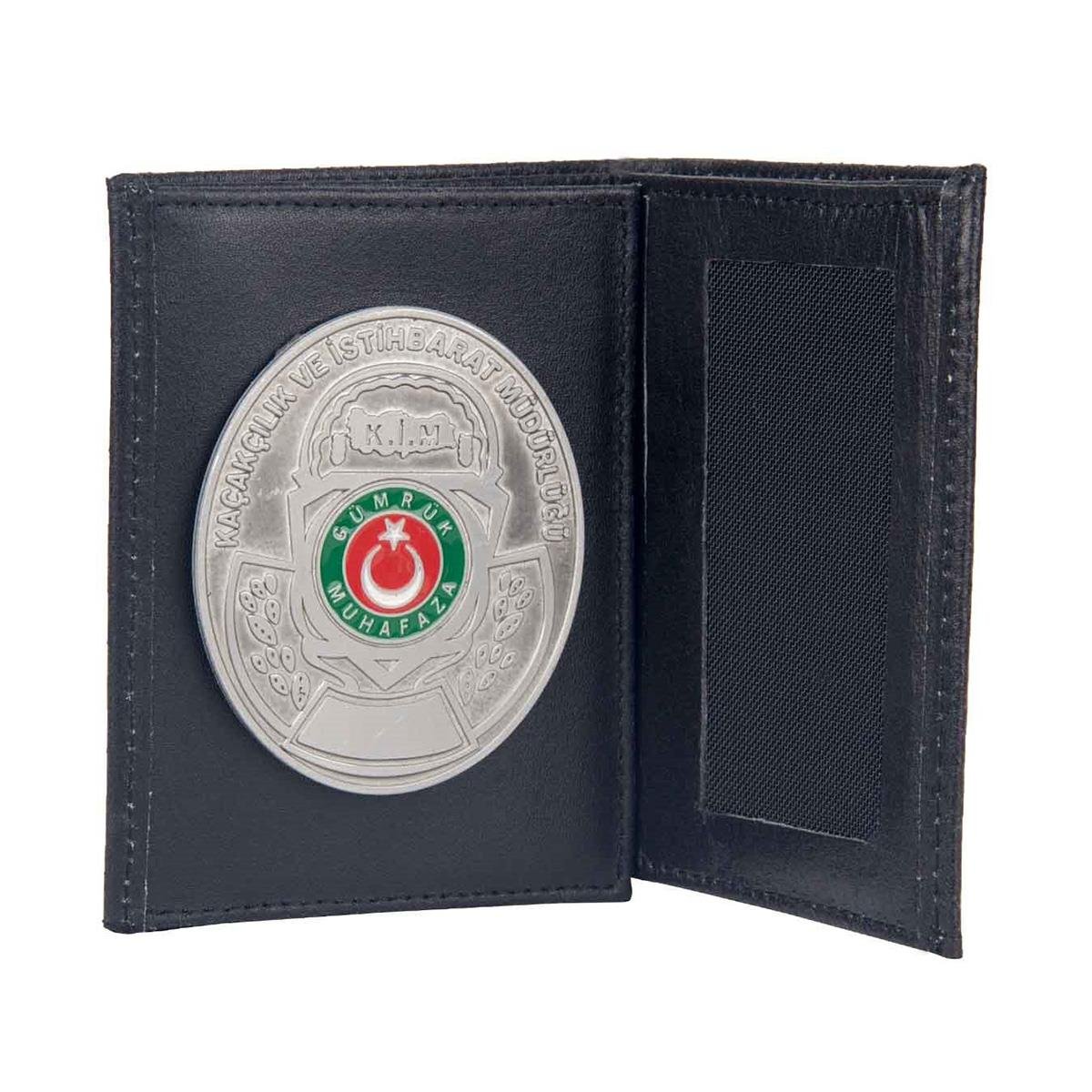 Kaçakçılık ve İstihbarat Müdürlüğü Gümüş Rozetli Cüzdan