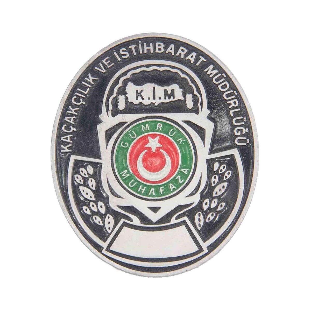 Kaçakçılık ve İstihbarat Müdürlüğü Siyah Cüzdan Rozeti