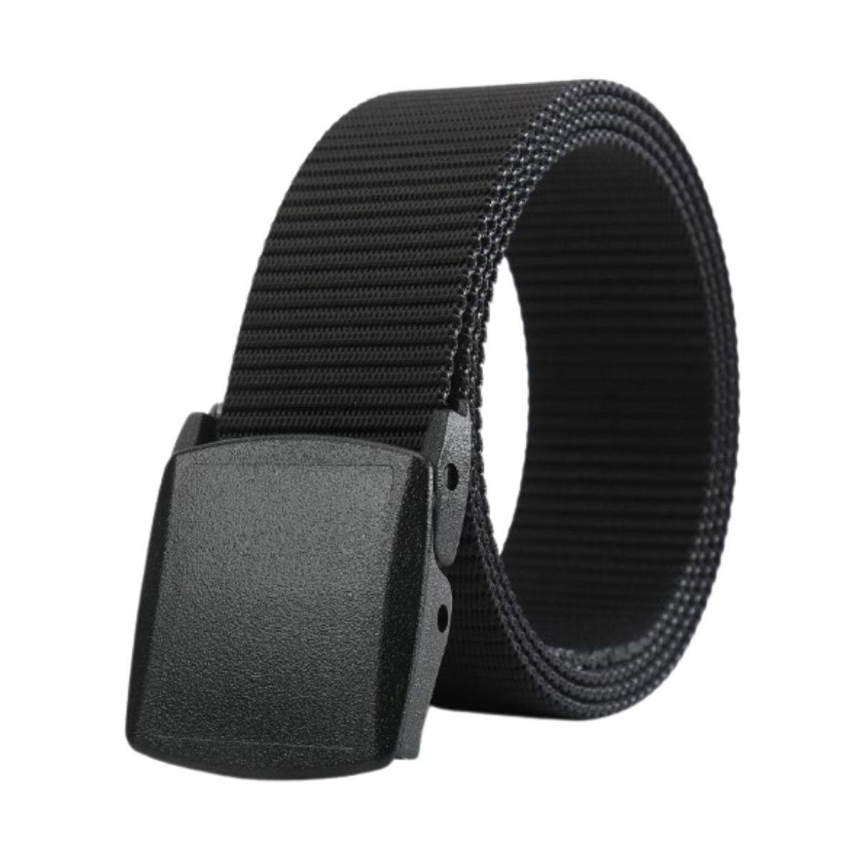 Kilitli Plastik Tokalı Taktik Outdoor Kemer Siyah 