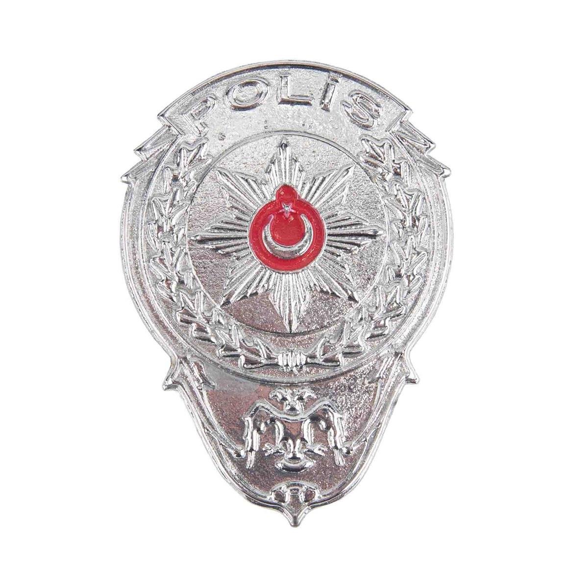 Klasik Gümüş Polis Cüzdan Rozeti