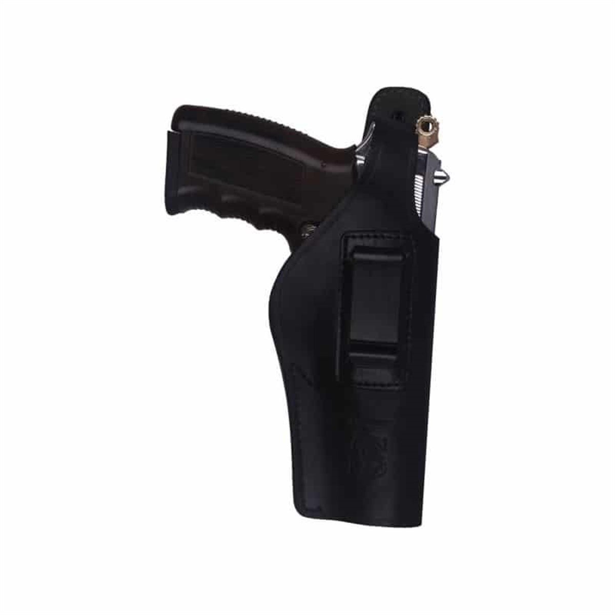 Klasik Maşalı Deri Kılıf Siyah