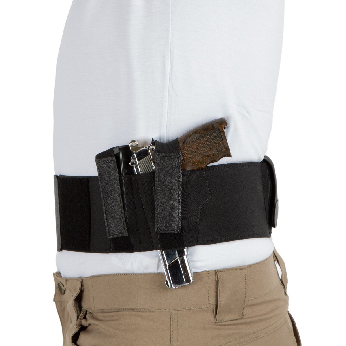 Korse Silah Kılıfı-Çift Silah Kılıflı ve Çift Şarjörlüklü-Siyah