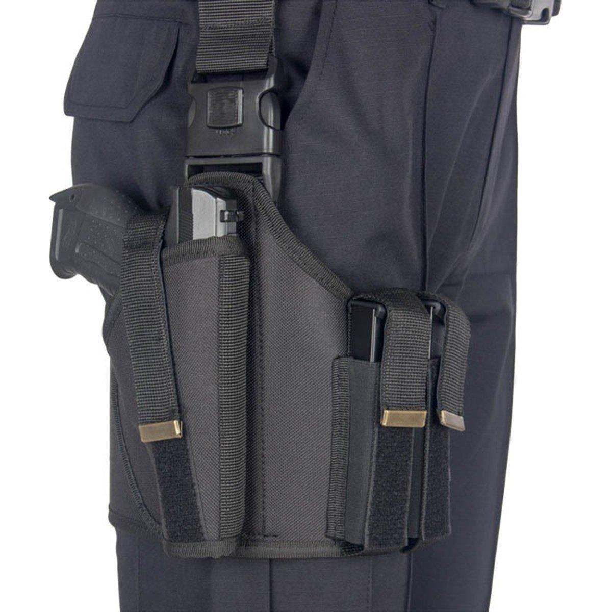 Kurusıkı Tabanca Kılıfı Universal Model Fırtına Bacak Kılıfı Siyah