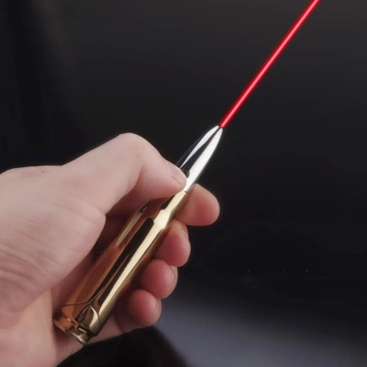 Lazer Işıklı Mermili Çakmak