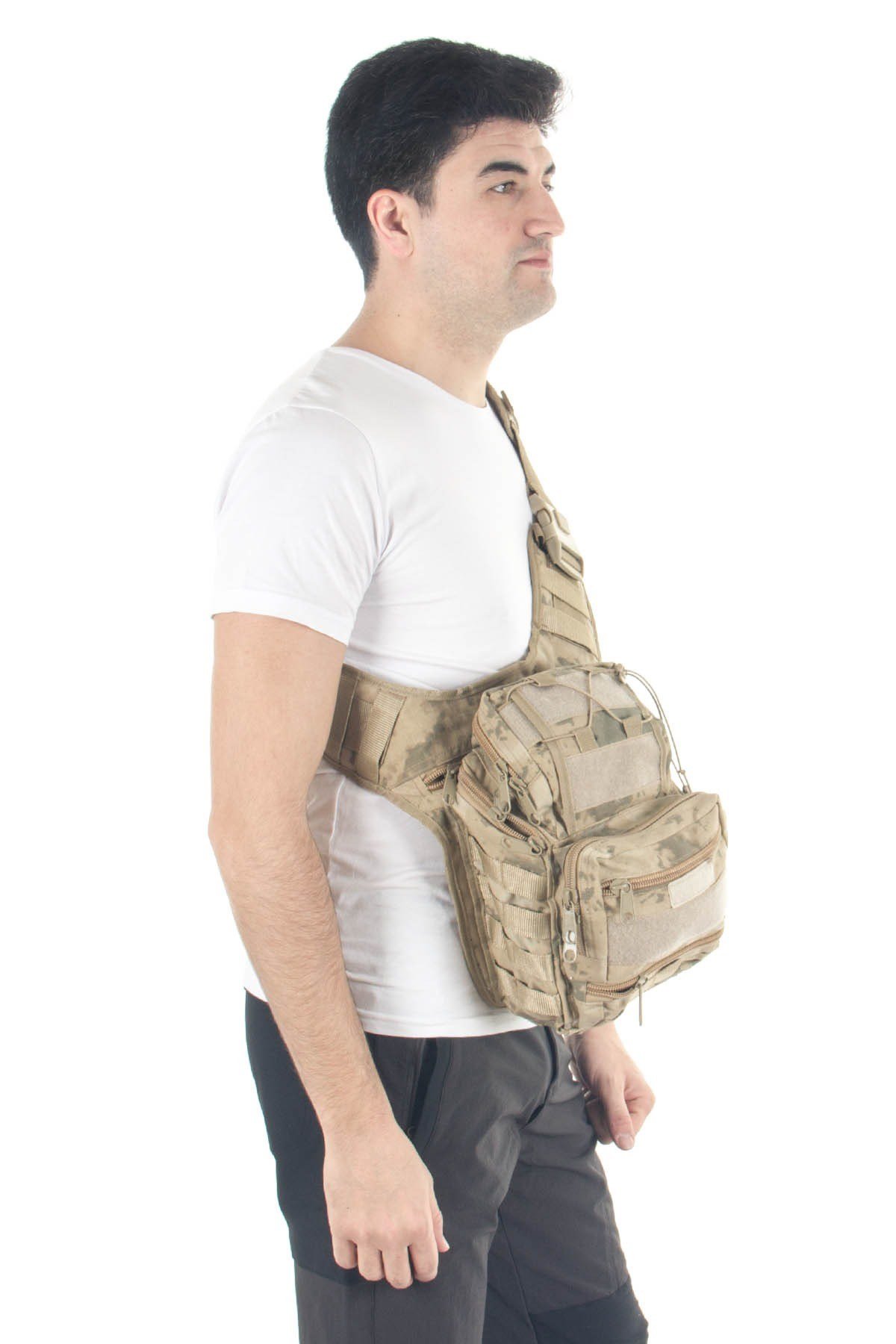 Mıl-Tec Cordura Çok Fonksiyonlu Jandarma Kamuflaj Omuz Çantası