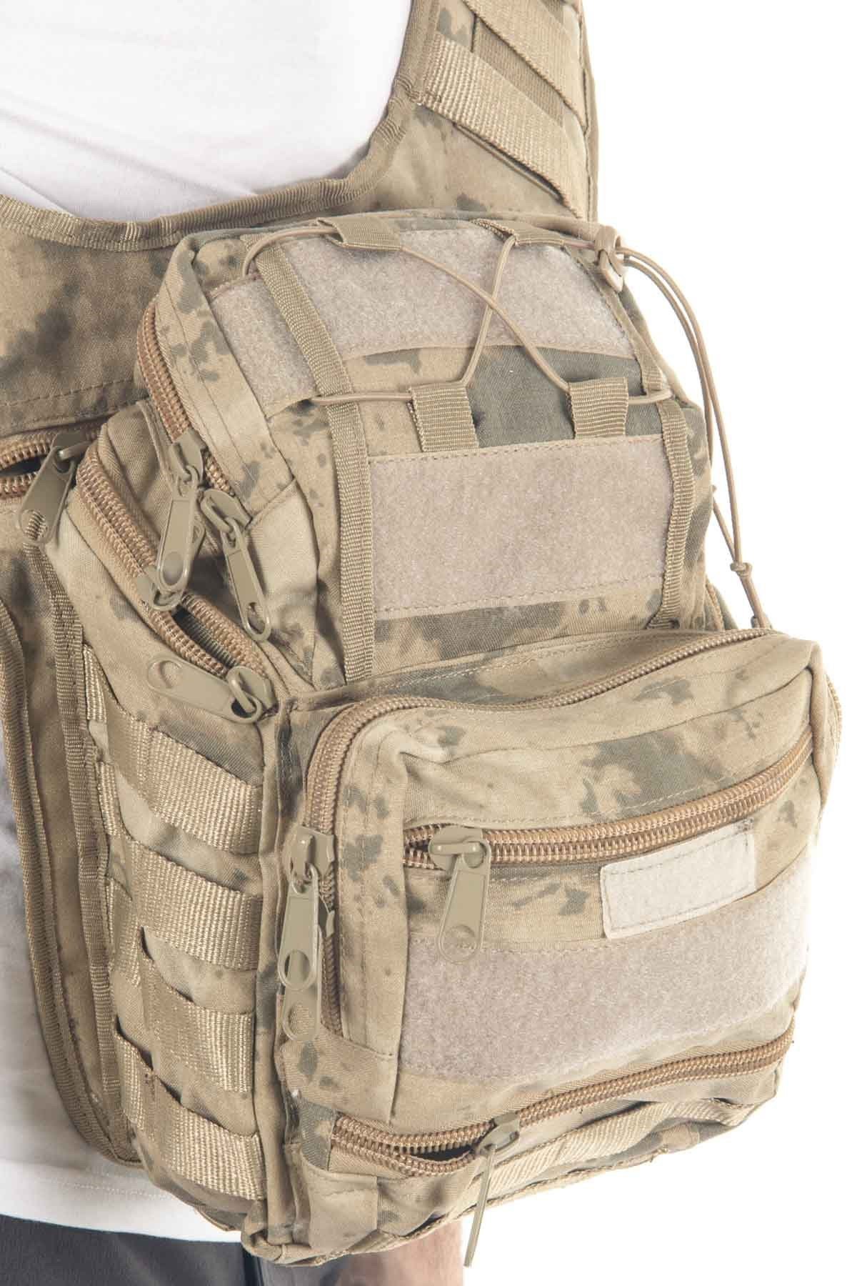 Mıl-Tec Cordura Çok Fonksiyonlu Jandarma Kamuflaj Omuz Çantası