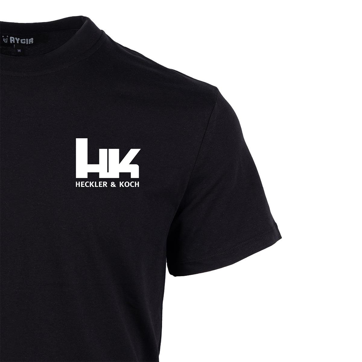 Mini HK Heckler & Koch Baskılı Tişört Siyah