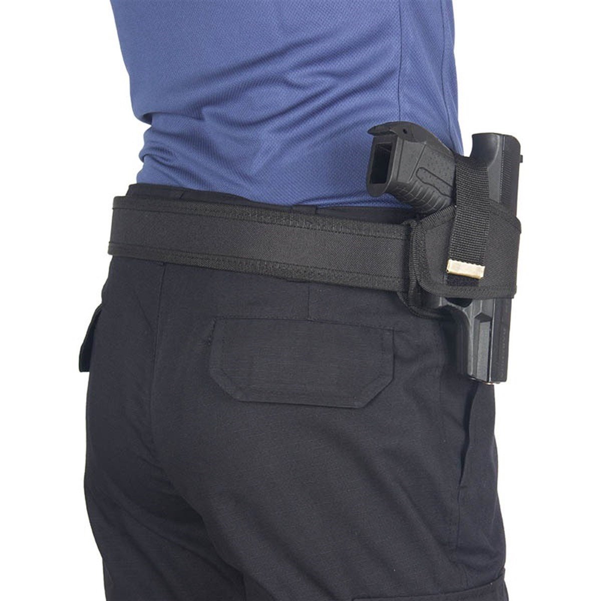 Airsoft Silah Kılıfı Universal Tüm Tabancalar İçin Dış Taşıma Mini Speed Siyah-2