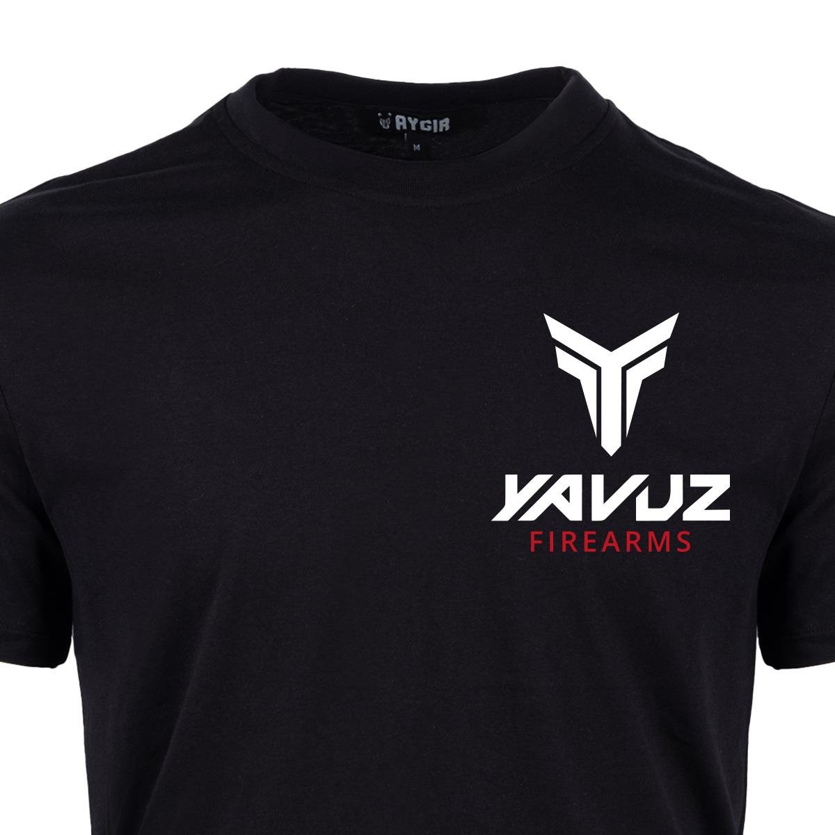 Mini Yavuz Firearms Baskılı Tişört Siyah