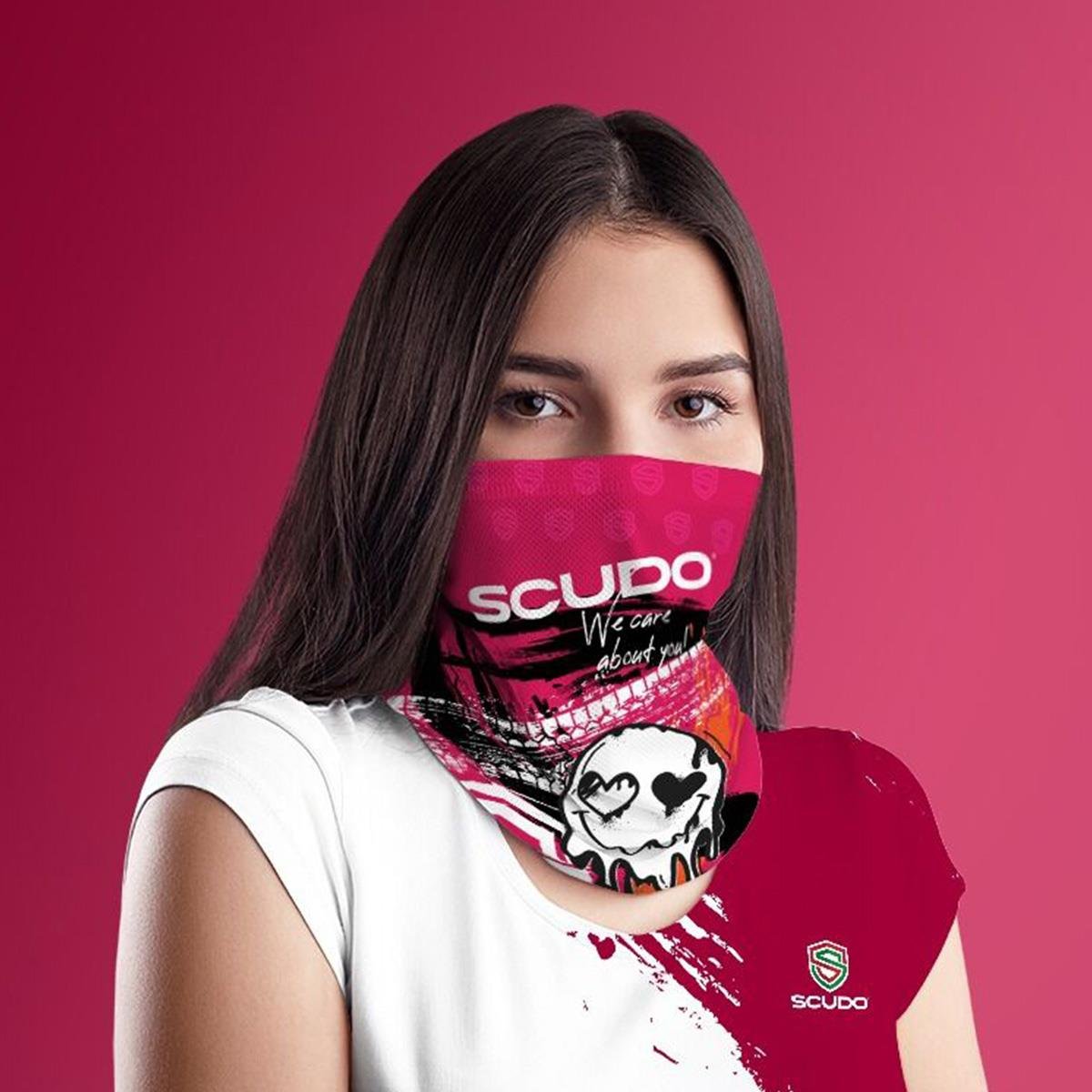 Motosiklet Bandana Boyunluk Pink
