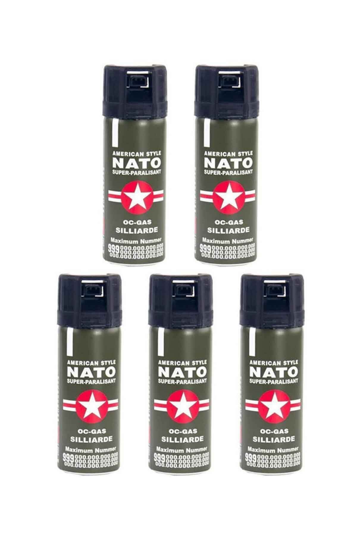 Nato Biber Gazı 50ml (Orijinal) 5 Adet
