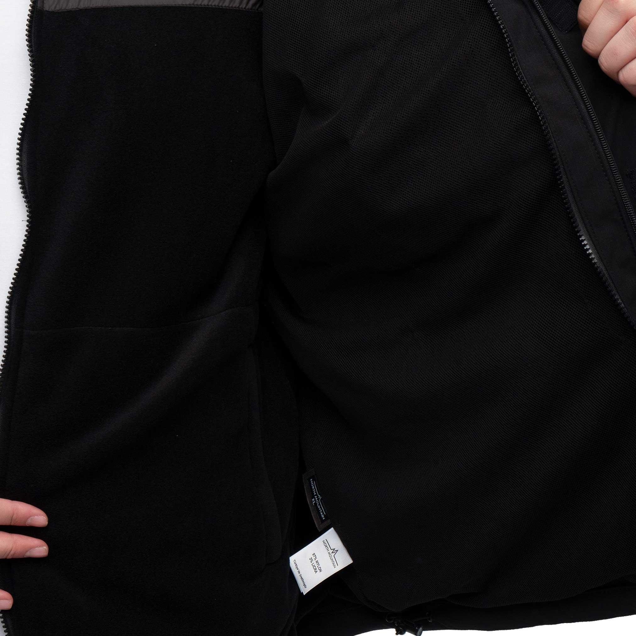 North Mounatain 3 in 1 Taktik Outdoor Mont - Siyah