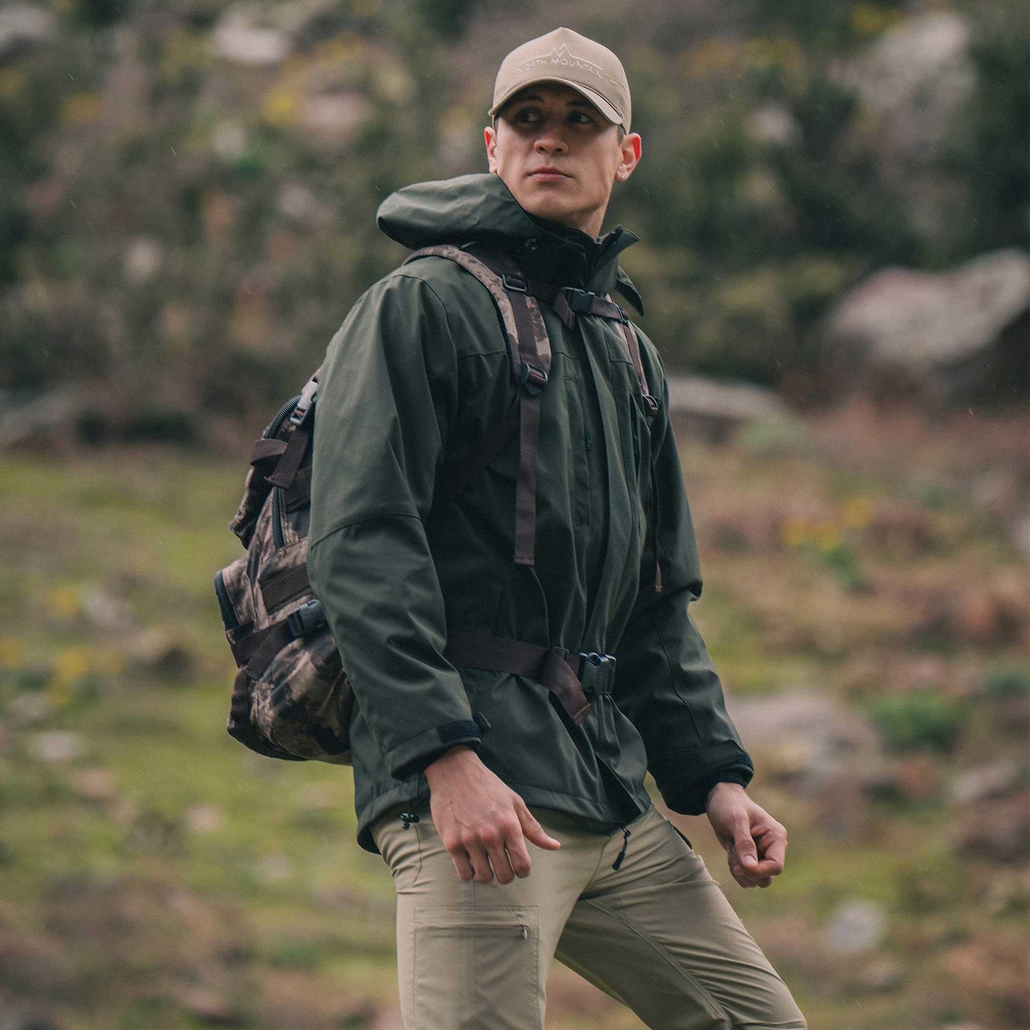 North Mounatain 3 in 1 Taktik Outdoor Mont - Haki