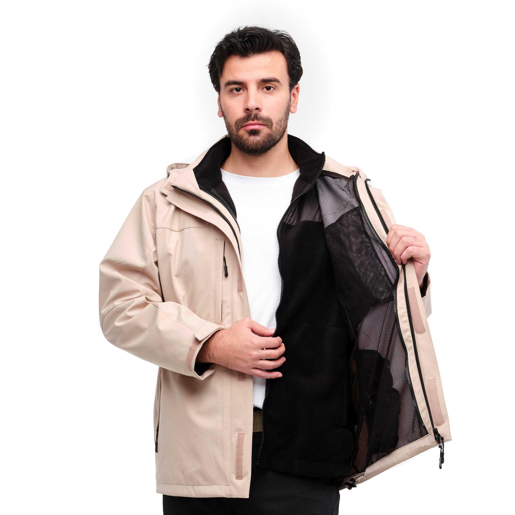 North Mounatain 3 in 1 Taktik Outdoor Mont - Bej