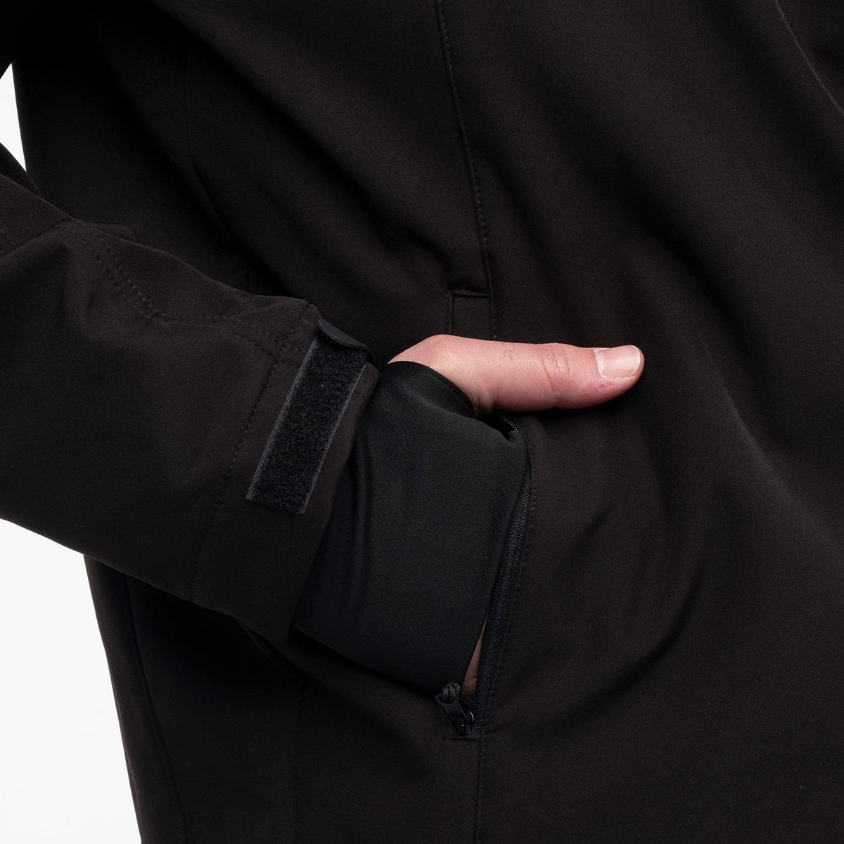 North Mountain Race Taktik Softshell Mont Kapüşonlu Siyah