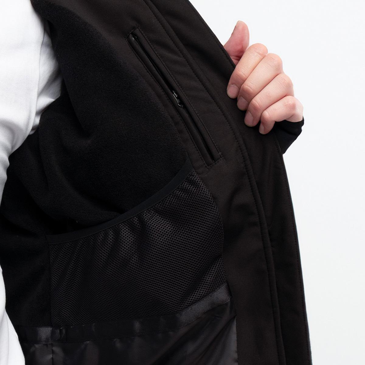 North Mountain Race Taktik Softshell Mont Kapüşonlu Siyah