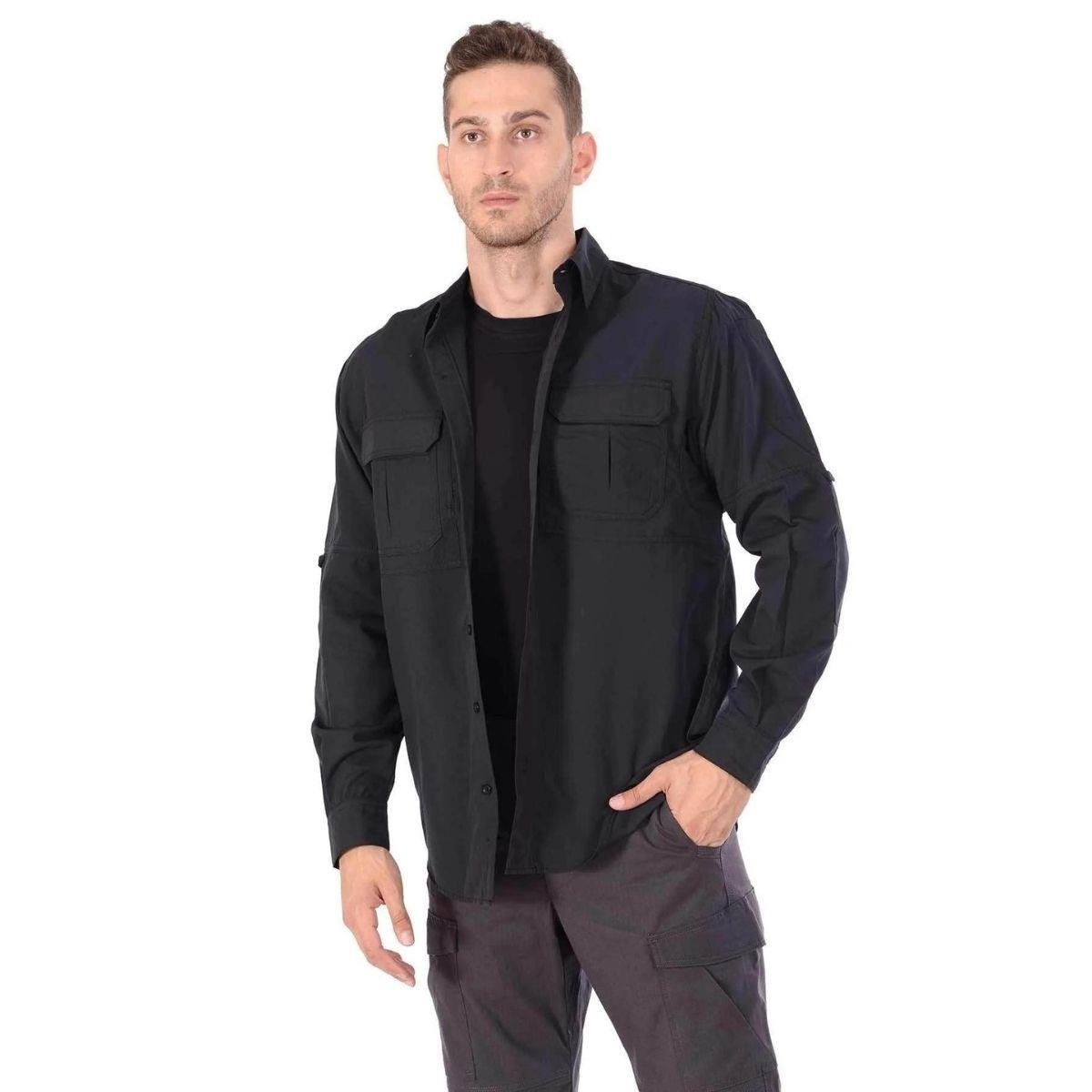 North Mountain Taktikal Outdoor Gömlek Siyah-TG03