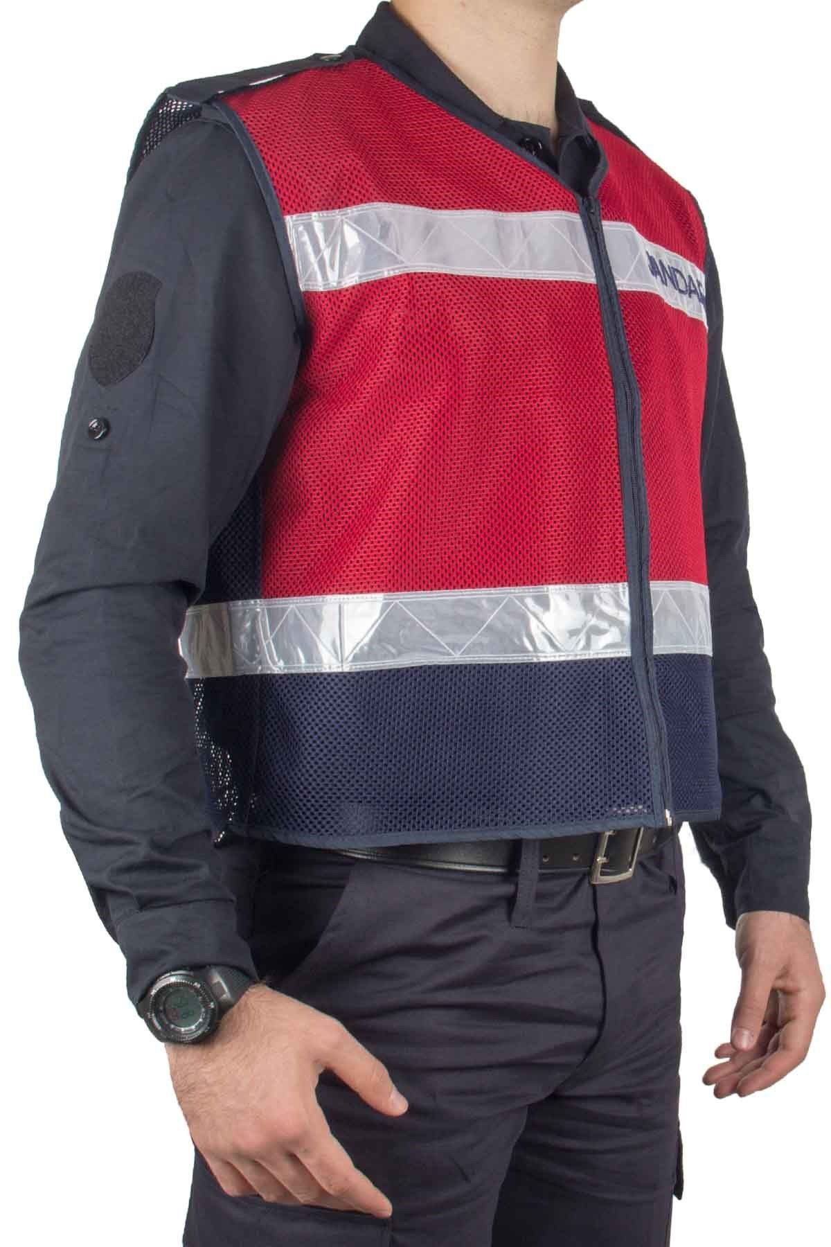 Orijinal Fosforlu Fileli Jandarma Asayiş Uygulama Yelek