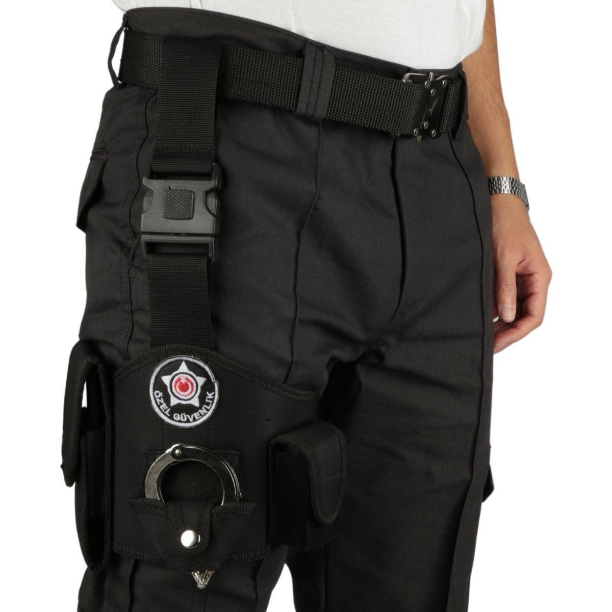 Özel Güvenlik Bacak Kılıfı Siyah