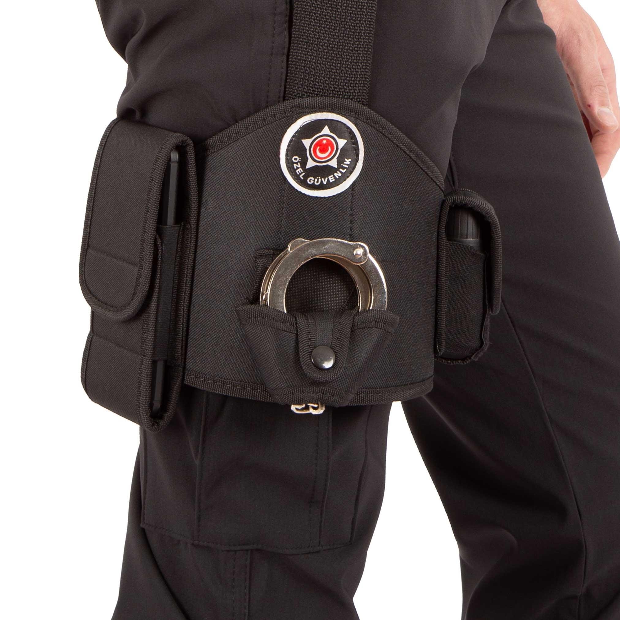 Özel Güvenlik Bacak Kılıfı Siyah