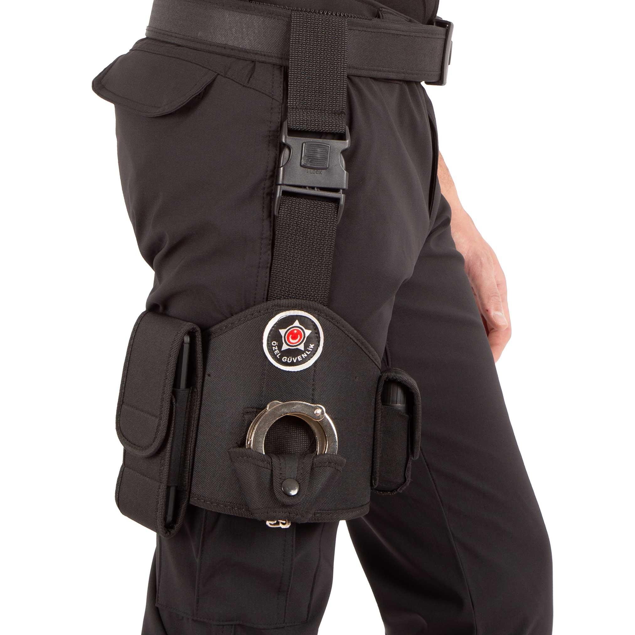 Özel Güvenlik Bacak Kılıfı Siyah