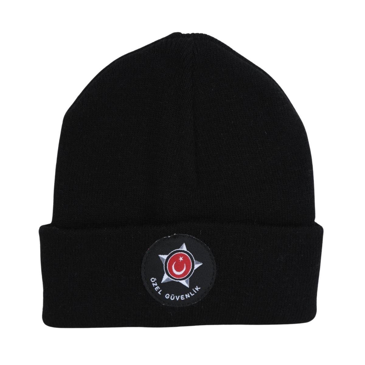 Özel Güvenlik Yün Bere Siyah