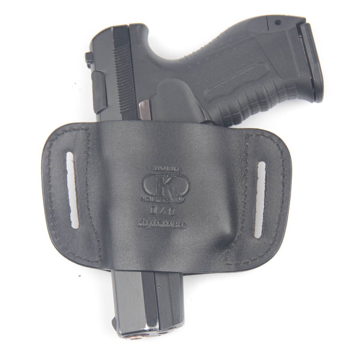 Perdeli Mini Kelebek Deri Silah Kılıfı Siyah