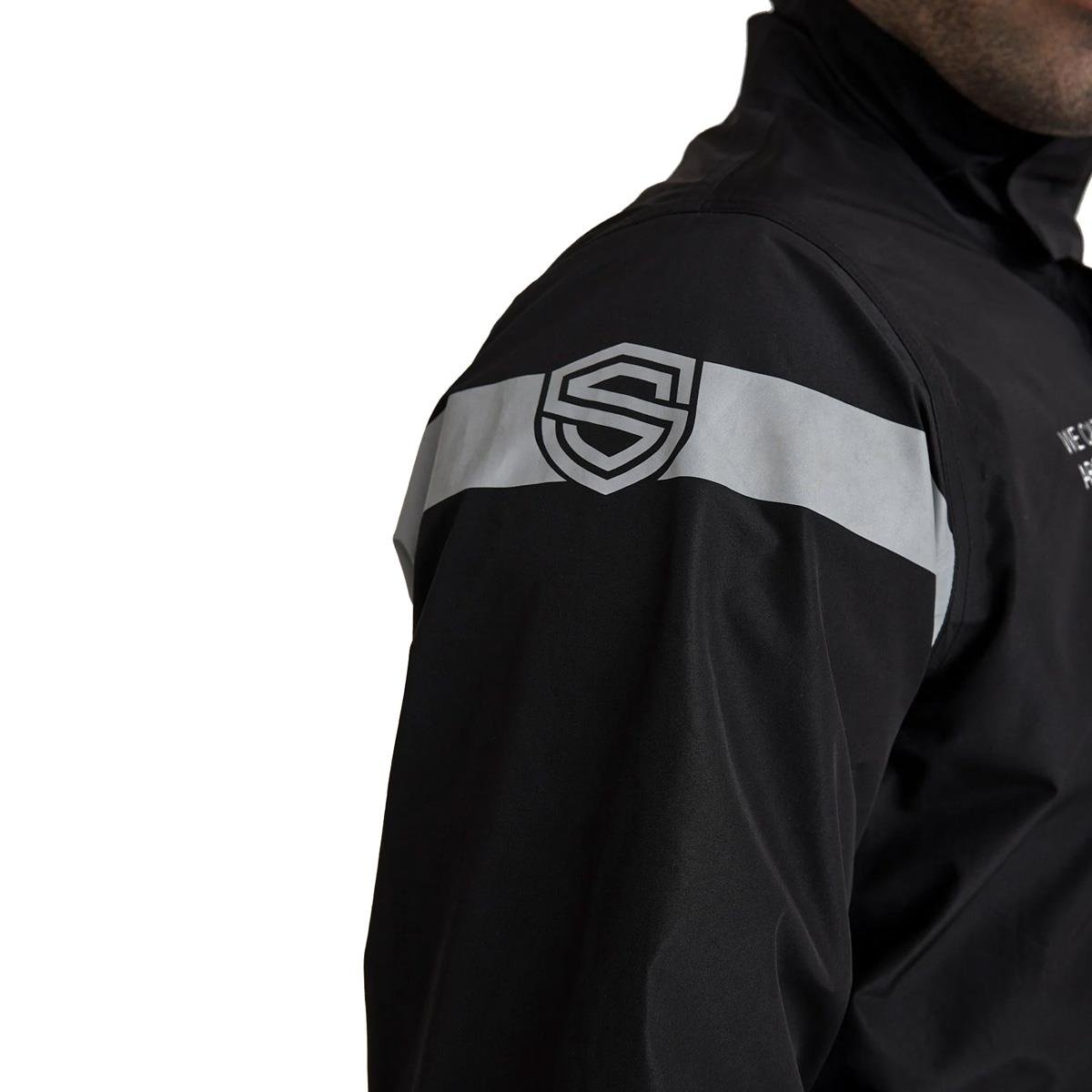 Peru Motosiklet Yağmurluk Üst Siyah