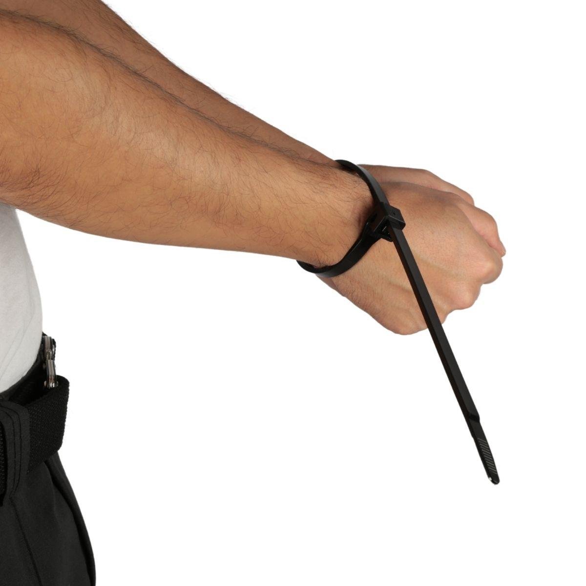 Plastik Polis Kelepçesi Cırt Anahtarlı Kelepçe