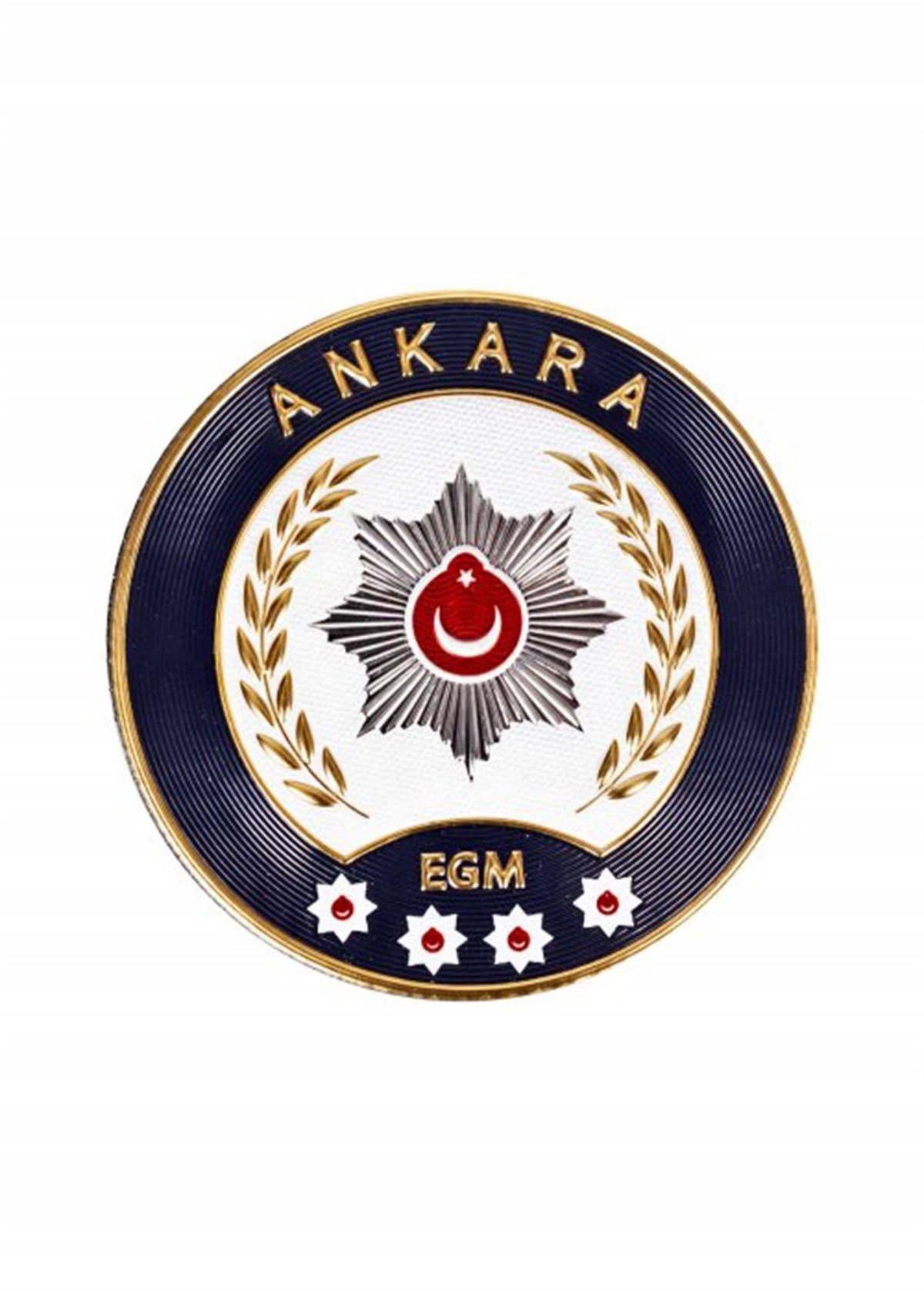 Polis Ankara İl Arması Yeni 3 Boyutlu