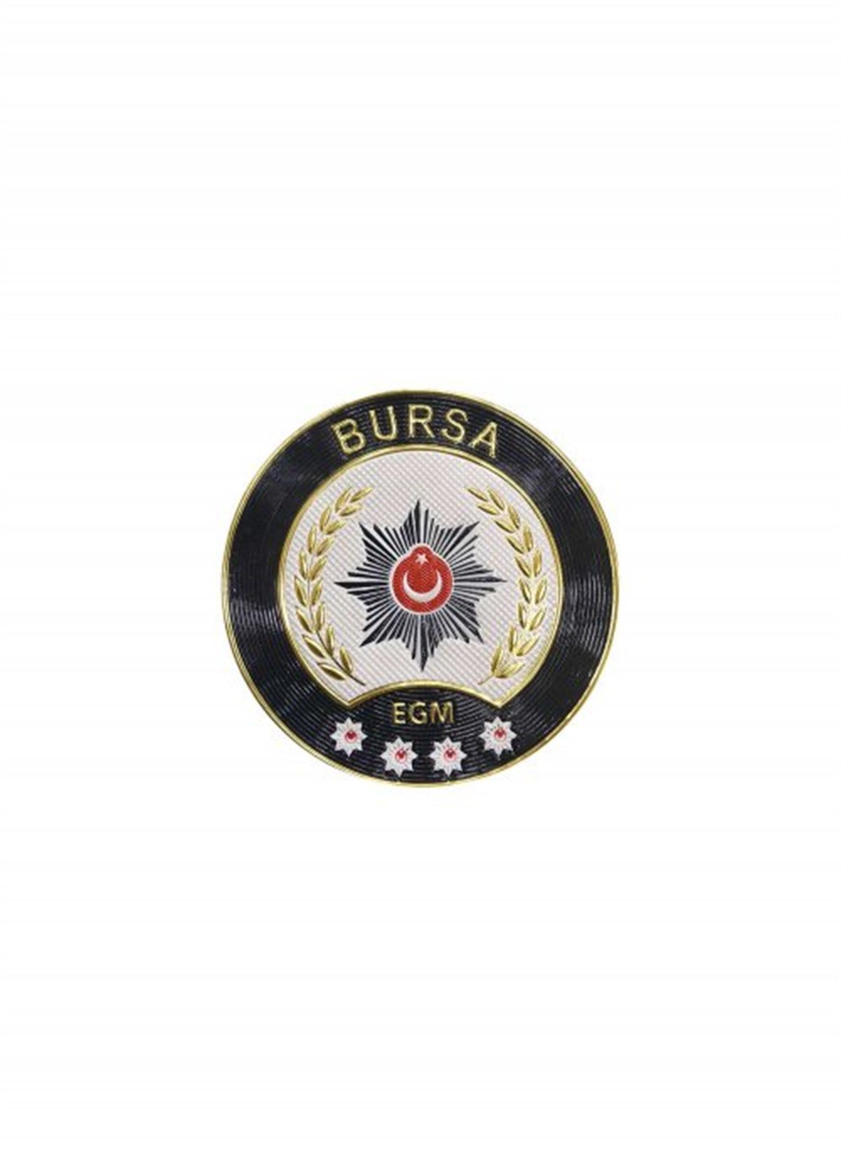 Polis Bursa İl Arması Yeni 3 Boyutlu