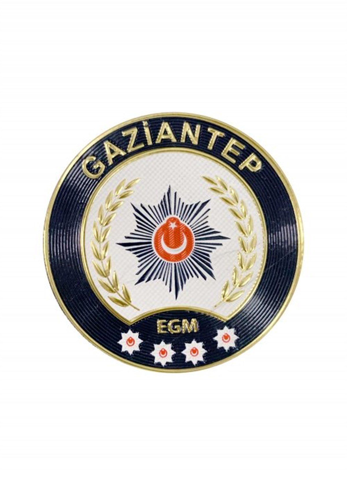 Polis Gaziantep İl Arması Yeni 3 Boyutlu