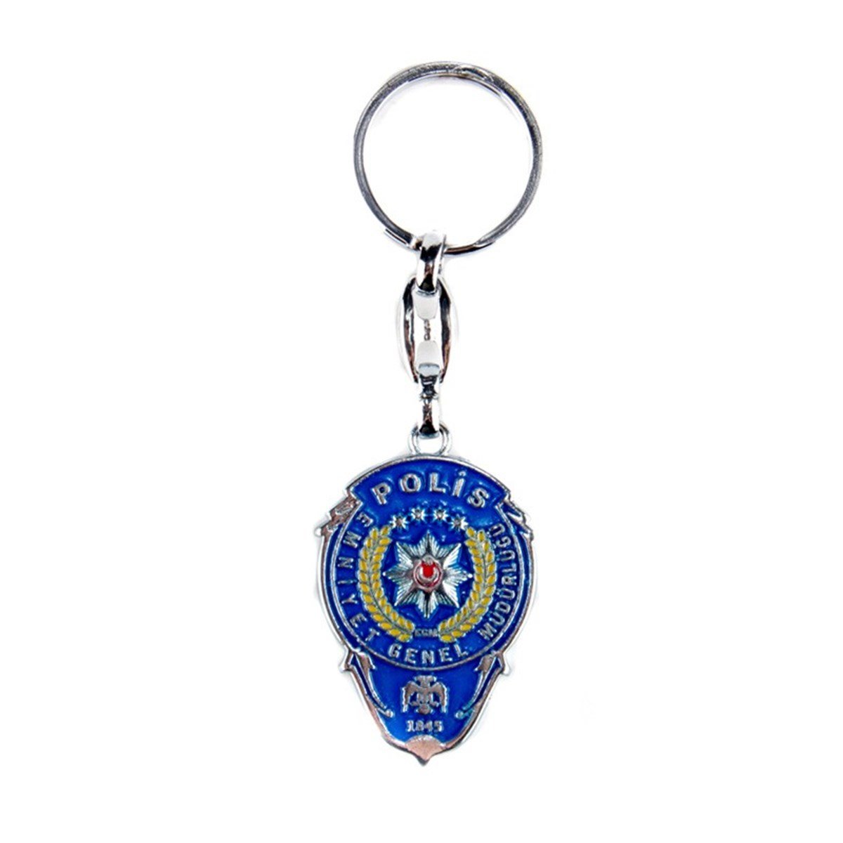 Polis Rozet Metal Anahtarlık-1