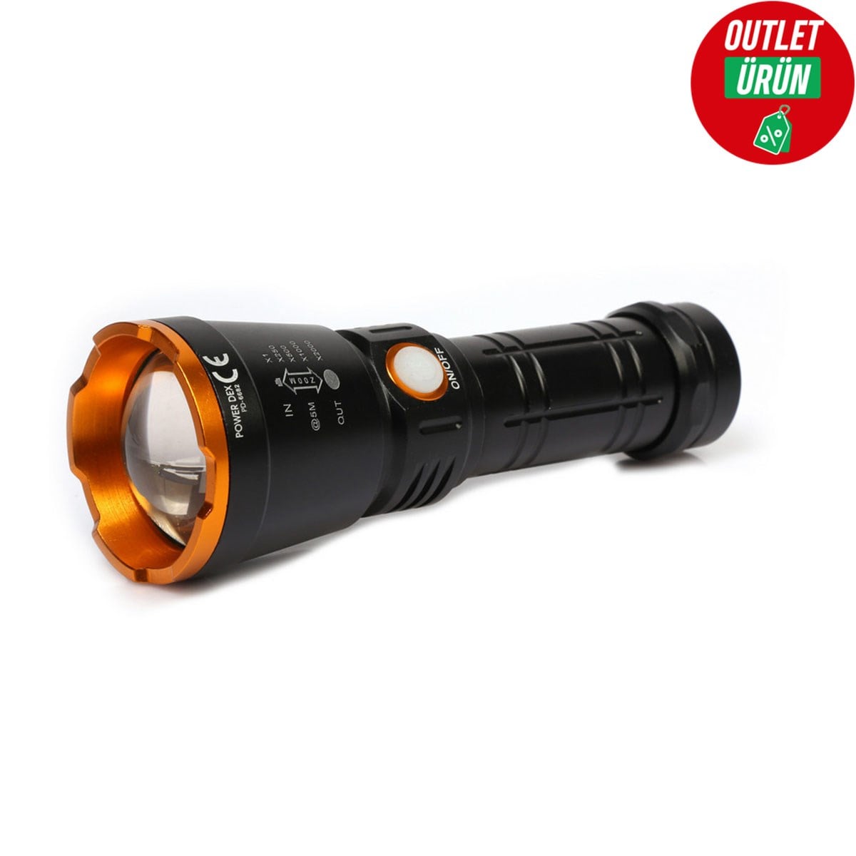 Powerdex 15W Süper Led Profesyonel Şarjlı El Feneri PD-6682