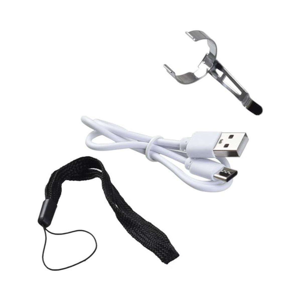 Powerdex Şarjlı Su Geçirmez Çakarlı Polis El Feneri