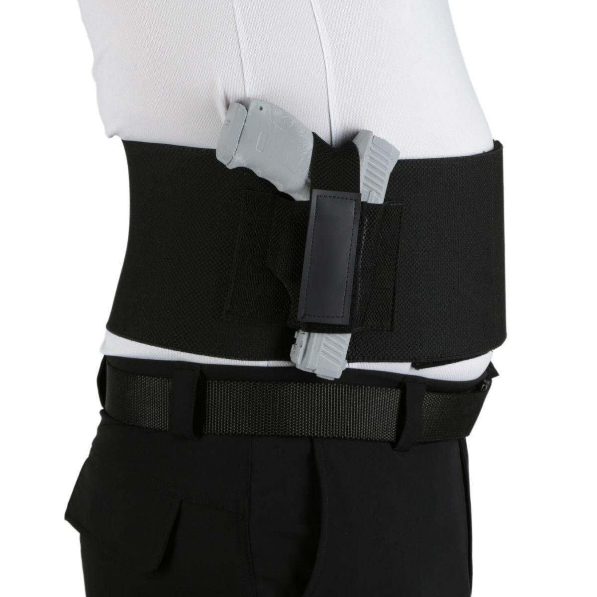 Premium Korse Tabanca Kılıfı Petek Dokuma Siyah