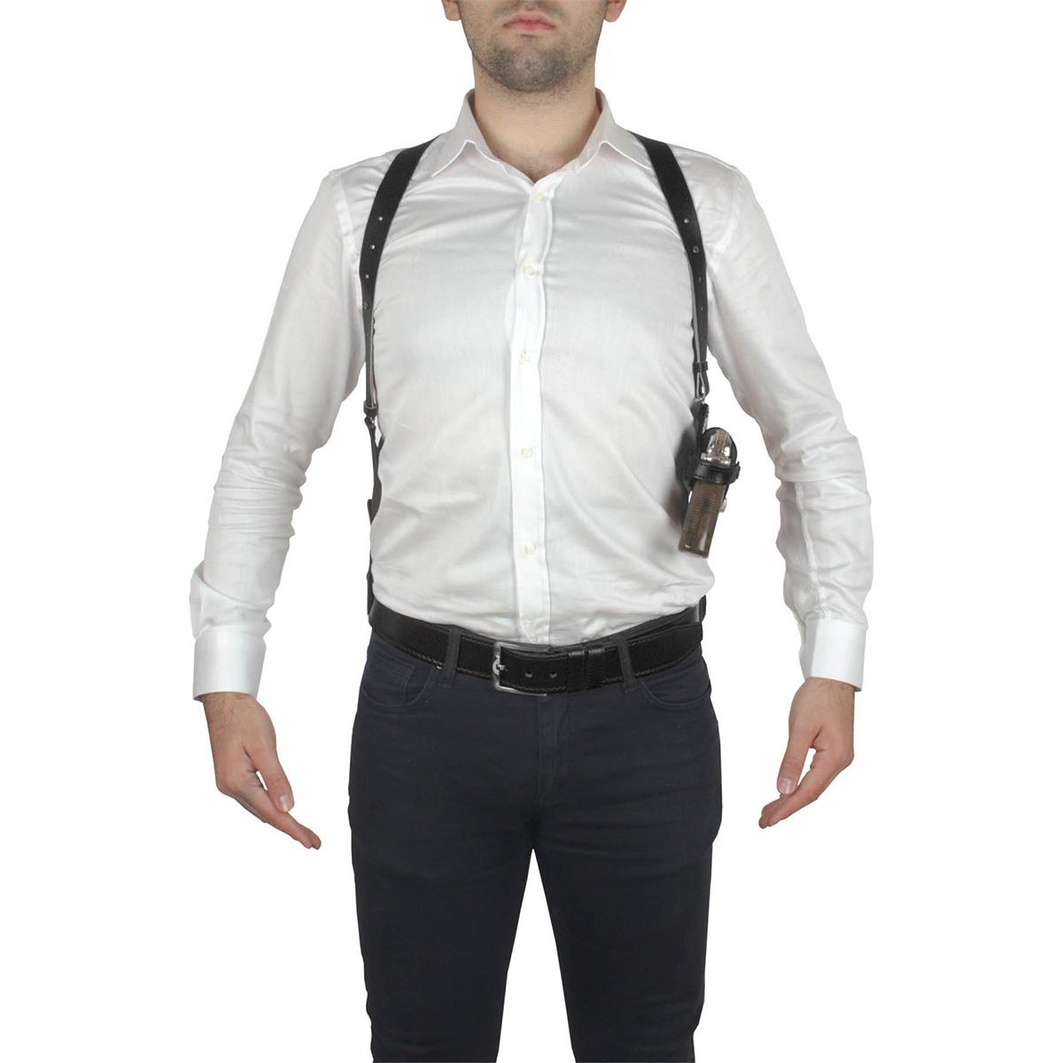 Profesyonel Deri Koltukaltı Tabanca Kılıfı Siyah-Universal