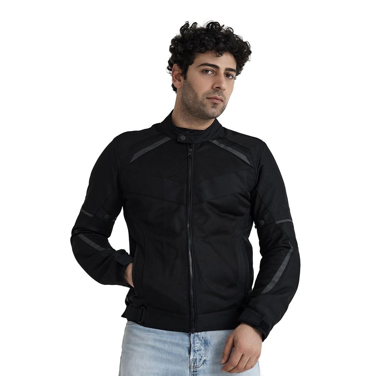 Rio 3 Mevsim Motosiklet Montu Siyah