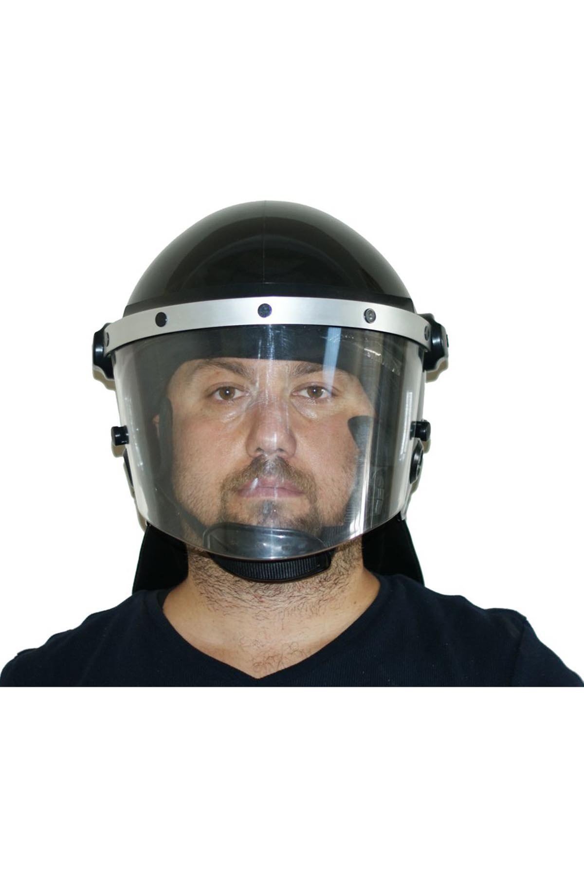 Robocop Koruyucu Kask Siyah