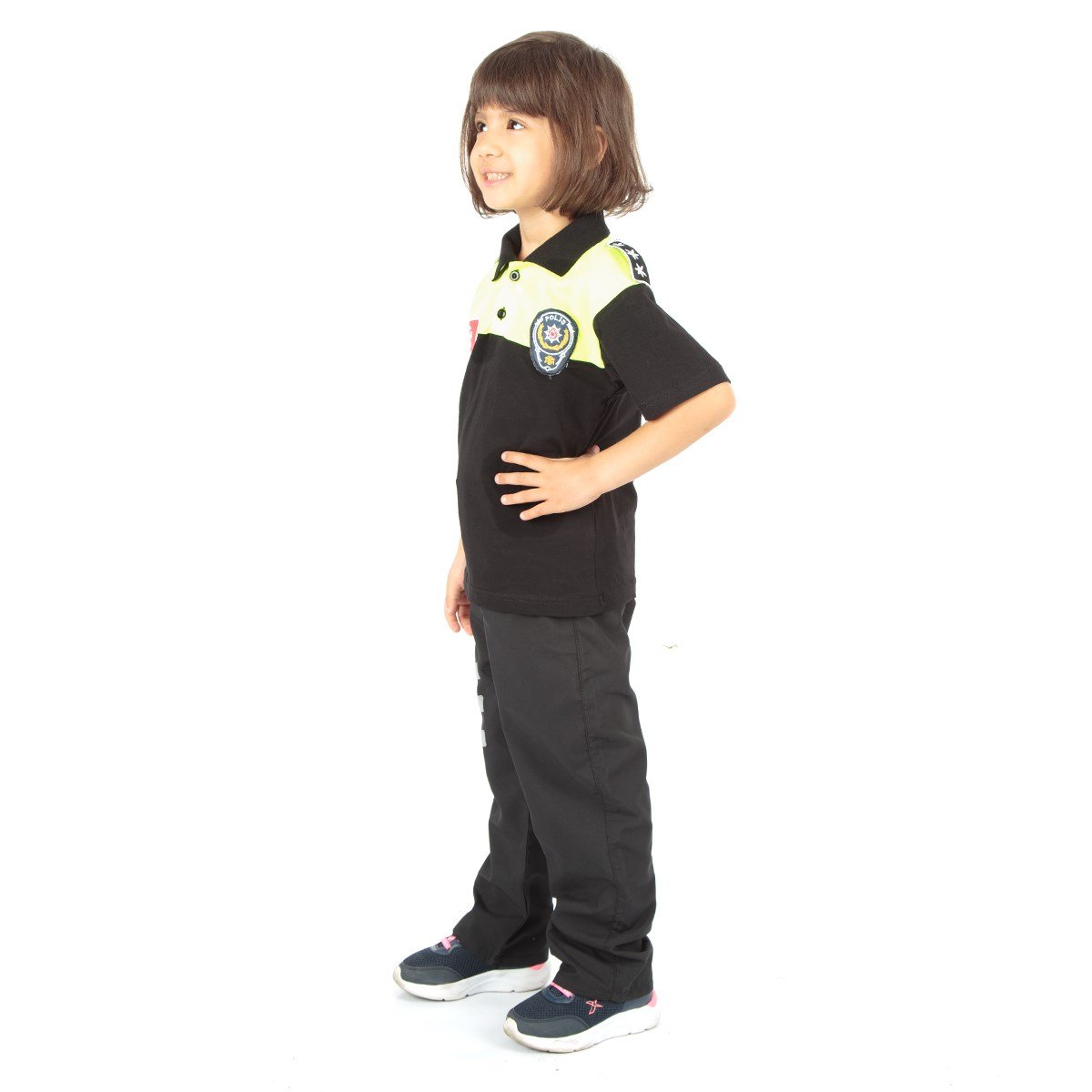 Şahin Motorize Trafik Polis Çocuk kıyafeti Kısa Kol
