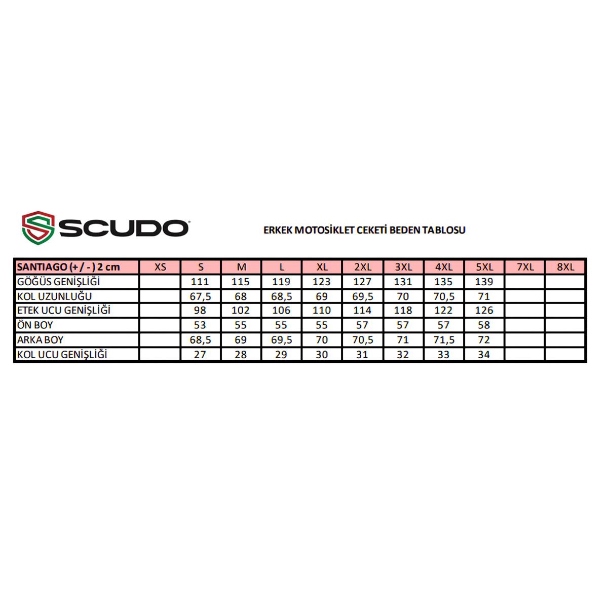 Santiago Yazlık Fileli Motosiklet Montu Kırmızı