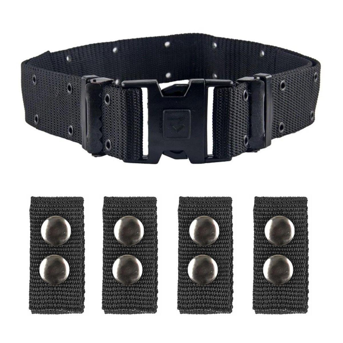 Siyah Örgü Palaska ve 4 Adet Palaska Köprüsü Avantajlı Set